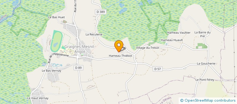 localisation de l'entreprise MONSIEUR GILBERT TAHOT  GRAIGNES-MESNIL-ANGOT