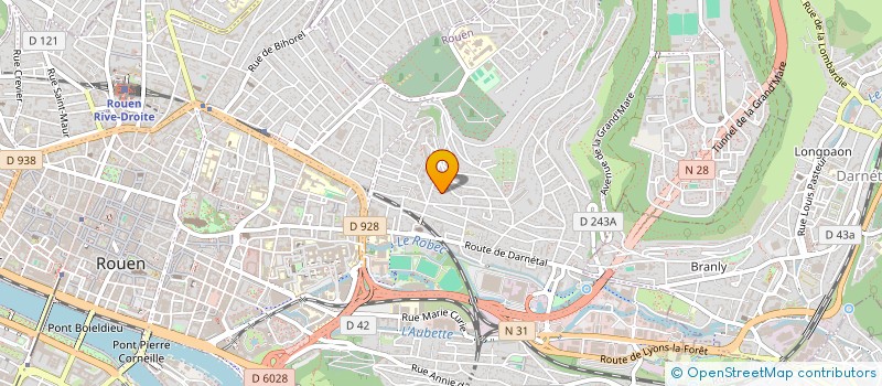 localisation de l'entreprise MONSIEUR GILBERT THOUMYRE  ROUEN