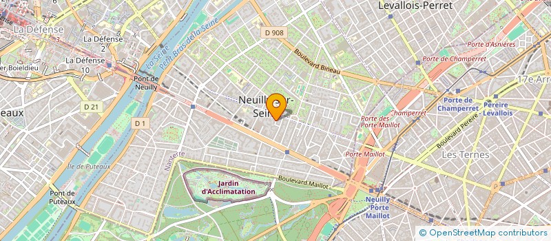 localisation de l'entreprise MONSIEUR GILBERT TIXIER à NEUILLY-SUR-SEINE