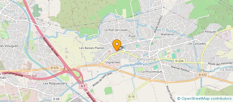 localisation de l'entreprise MONSIEUR GILBERT TORA  PELISSANNE