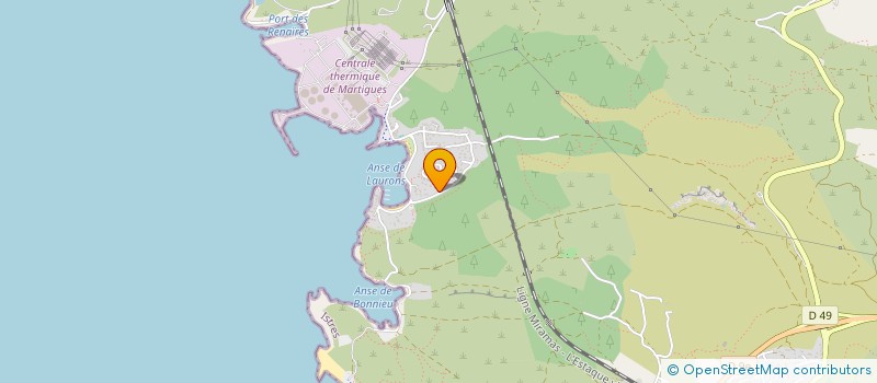 localisation de l'entreprise MONSIEUR GILBERT TOULLEC  MARTIGUES