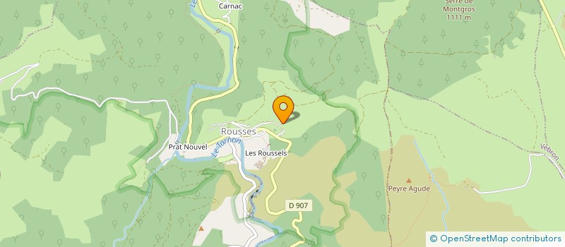 localisation de l'entreprise MONSIEUR GILBERT TOUTAIN  FLORAC TROIS RIVIERES