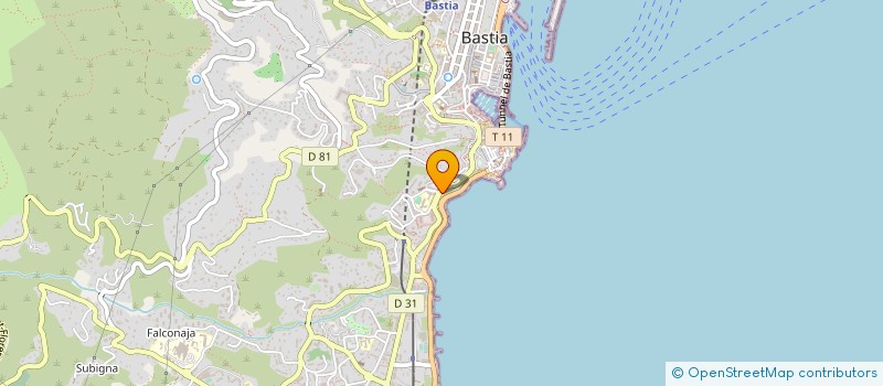 localisation de l'entreprise MONSIEUR GILBERT TRABA à BASTIA