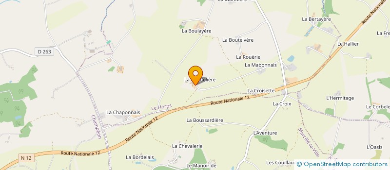 localisation de l'entreprise MONSIEUR GILBERT TRAHAY à LE HORPS