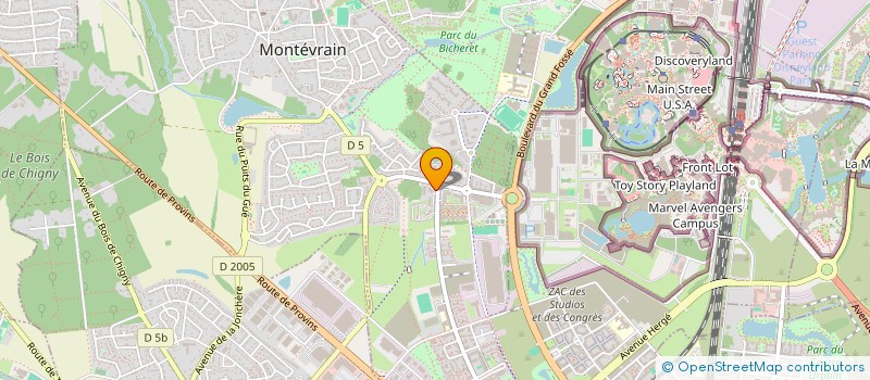 localisation de l'entreprise MONSIEUR GILBERT UMUHIRE MAHORO  MONTEVRAIN