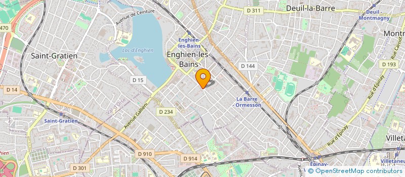 localisation de l'entreprise MONSIEUR GILBERT VALADE à ENGHIEN-LES-BAINS