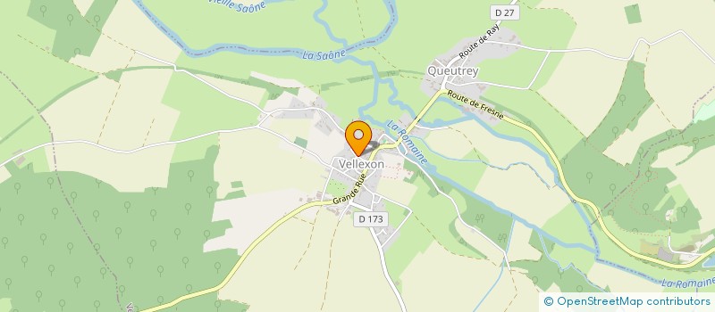 localisation de l'entreprise MONSIEUR GILBERT VALCHER  FRETIGNEY-ET-VELLOREILLE