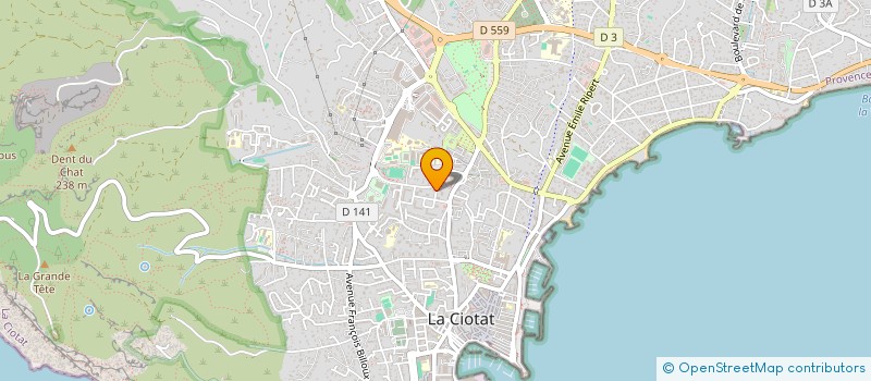 localisation de l'entreprise MONSIEUR GILBERT VALENCOT  LA CIOTAT