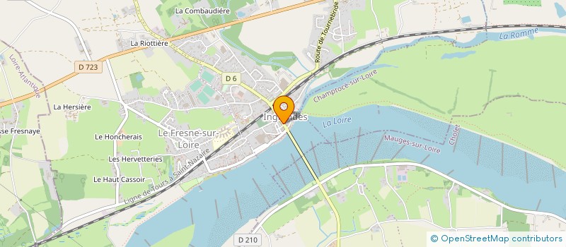 localisation de l'entreprise MONSIEUR GILBERT VALLEE  INGRANDES-LE-FRESNE-SUR-LOIRE