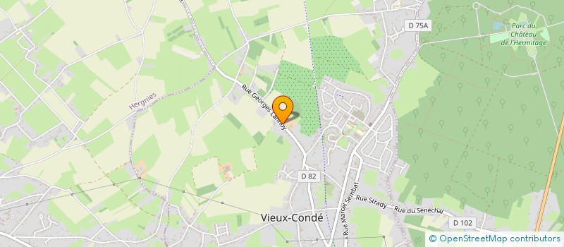 localisation de l'entreprise MONSIEUR GILBERT VANDREPOTTE  VIEUX-CONDE