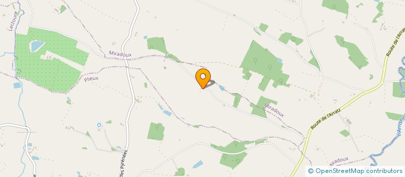 localisation de l'entreprise MONSIEUR GILBERT VANNESTE  CASTET-ARROUY