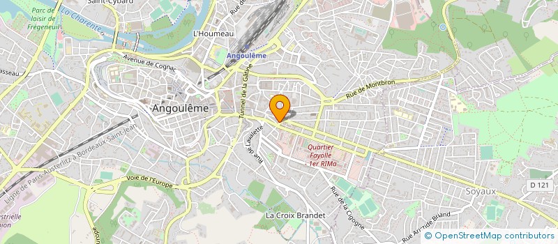 localisation de l'entreprise MONSIEUR GILBERT VATERLAUS à ANGOULEME