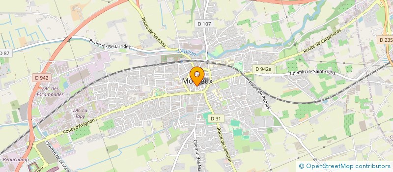 localisation de l'entreprise MONSIEUR GILBERT VELAY  MONTEUX
