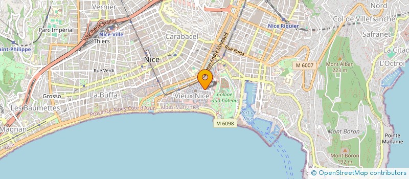 localisation de l'entreprise MONSIEUR GILBERT VERRA à NICE