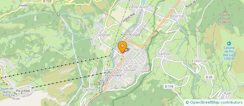 localisation de l'entreprise MONSIEUR GILBERT VIDAL  SAINT-LARY-SOULAN