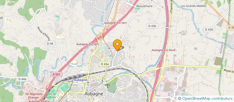 localisation de l'entreprise MONSIEUR GILBERT VIGLIONE à AUBAGNE