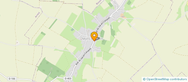 localisation de l'entreprise MONSIEUR GILBERT VIGNEROT  MONS-BOUBERT