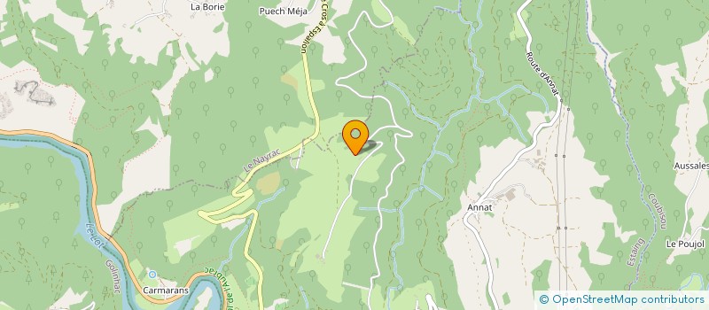 localisation de l'entreprise MONSIEUR GILBERT VIGUIER  LE NAYRAC