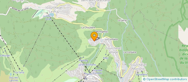 localisation de l'entreprise MONSIEUR GILBERT VILLIOD à COURCHEVEL