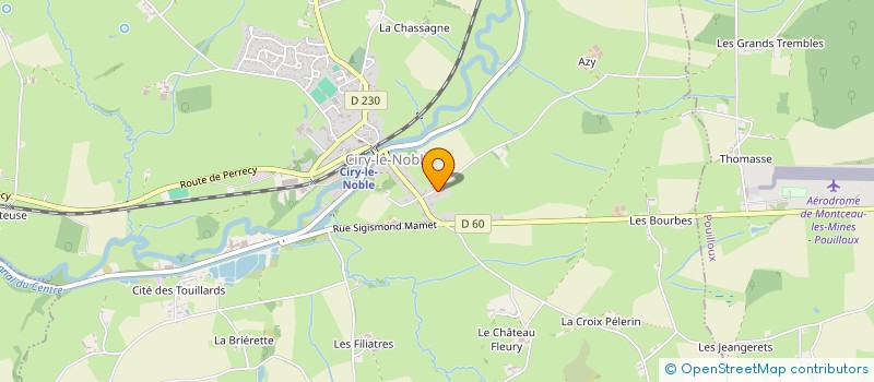 localisation de l'entreprise MONSIEUR GILBERT VINCENT  CIRY-LE-NOBLE