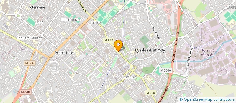 localisation de l'entreprise MONSIEUR GILBERT VLAEMINCK à LYS-LEZ-LANNOY
