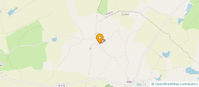 localisation de l'entreprise MONSIEUR GILBERT VOLATRON  JOUHET