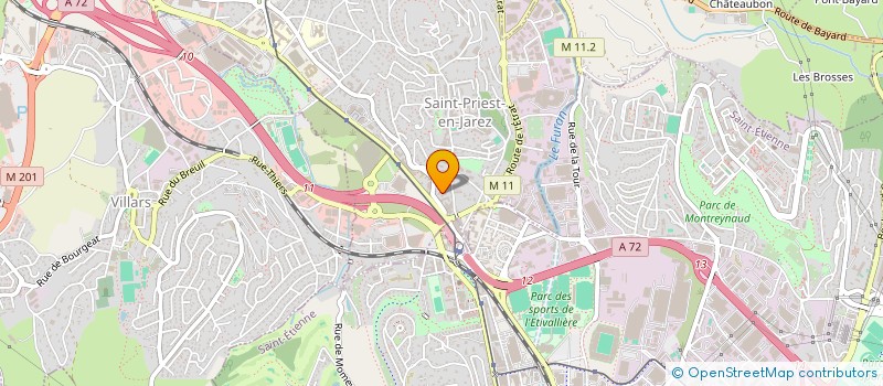 localisation de l'entreprise MONSIEUR GILBERT VUILLEMIN  SAINT-PRIEST-EN-JAREZ