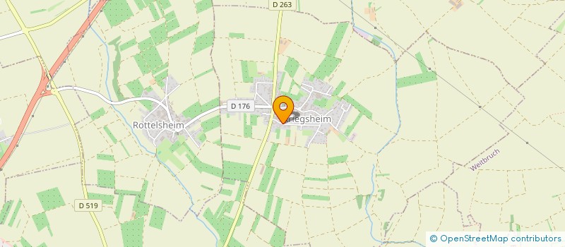 localisation de l'entreprise MONSIEUR GILBERT WENDLING  KRIEGSHEIM