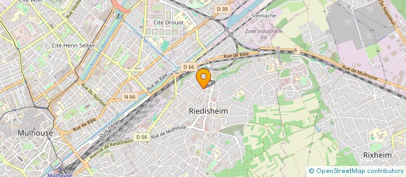 localisation de l'entreprise MONSIEUR GILBERT WUILLEME  RIEDISHEIM