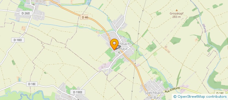 localisation de l'entreprise MONSIEUR GILBERT ZETTEL  SPECHBACH