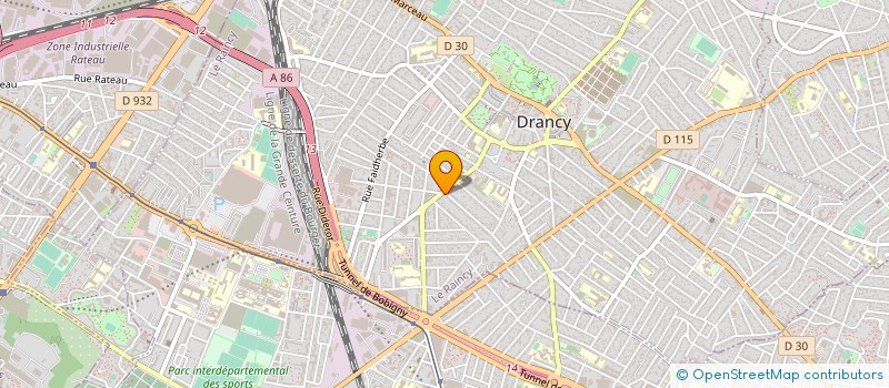 localisation de l'entreprise MONSIEUR GILBERT ZOBEL  DRANCY