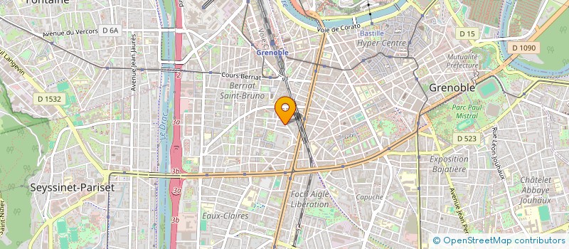 localisation de l'entreprise MONSIEUR GILBERTO AUGUSTO COSTA à GRENOBLE