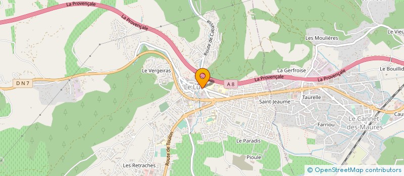 localisation de l'entreprise MONSIEUR GILBERTO CAMPOS RODRIGUEZ à LE LUC