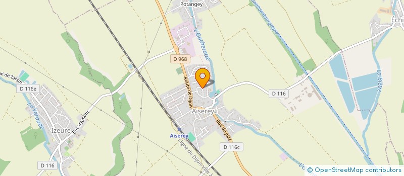 localisation de l'entreprise MONSIEUR GILBERTO DA SILVA DELGADINHO  IZEURE