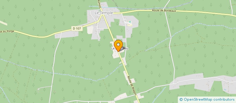 localisation de l'entreprise MONSIEUR GILBERTO DOS RAMOS FERREIRA  LE TEMPLE