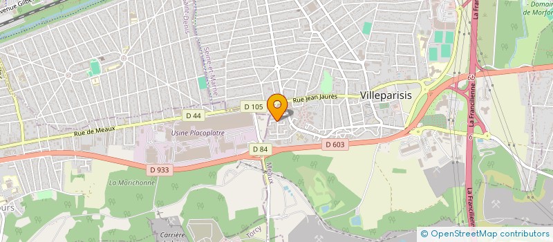 localisation de l'entreprise MONSIEUR GILBERTO GOMES MONTEIRO  VILLEPARISIS