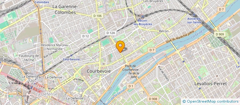 localisation de l'entreprise MONSIEUR GILBERTO MARROQUIN à COURBEVOIE