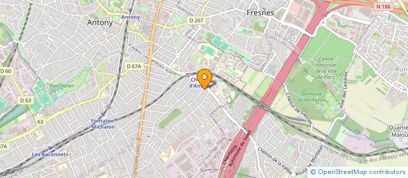 localisation de l'entreprise MONSIEUR GILBERTO PEREIRA DA SILVA à ANTONY