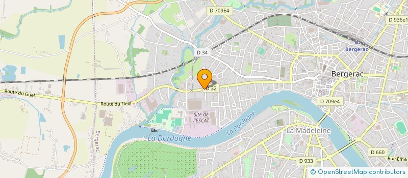 localisation de l'entreprise MONSIEUR GILBERTO RIBEIRO BONNET  BERGERAC