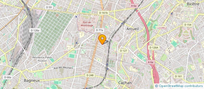 localisation de l'entreprise MONSIEUR GILBERTO SOSA  ARCUEIL