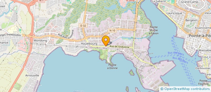 localisation de l'entreprise MONSIEUR GILDA SIMAT  BAIE-MAHAULT