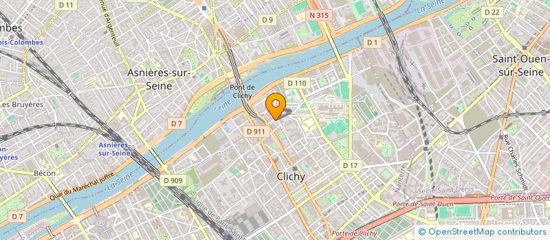 localisation de l'entreprise MONSIEUR GILDARDO SANCHEZ MAHECHA à CLICHY