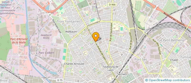 localisation de l'entreprise MONSIEUR GILDAS AFOUDA  REIMS