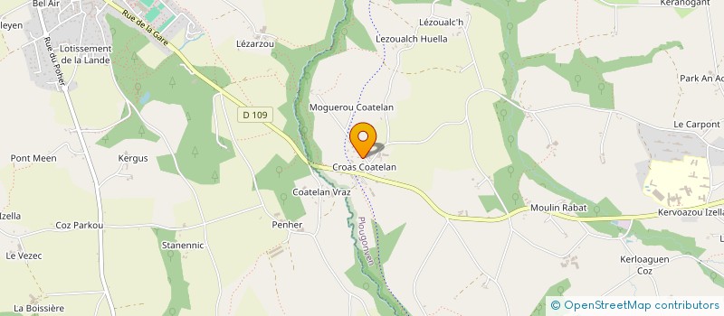 localisation de l'entreprise MONSIEUR GILDAS ANDRE  PLOUGONVEN