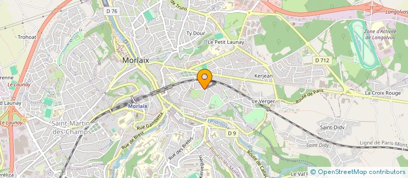 localisation de l'entreprise MONSIEUR GILDAS BEAUVIR à MORLAIX