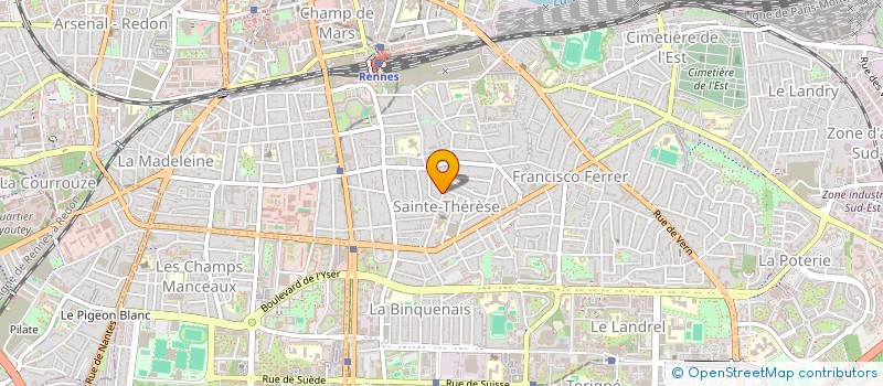 localisation de l'entreprise MONSIEUR GILDAS BEDIER  RENNES
