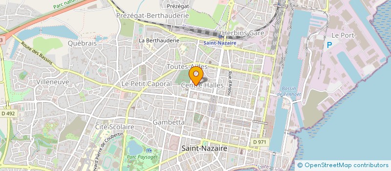 localisation de l'entreprise MONSIEUR GILDAS BEREZAIE à SAINT-NAZAIRE