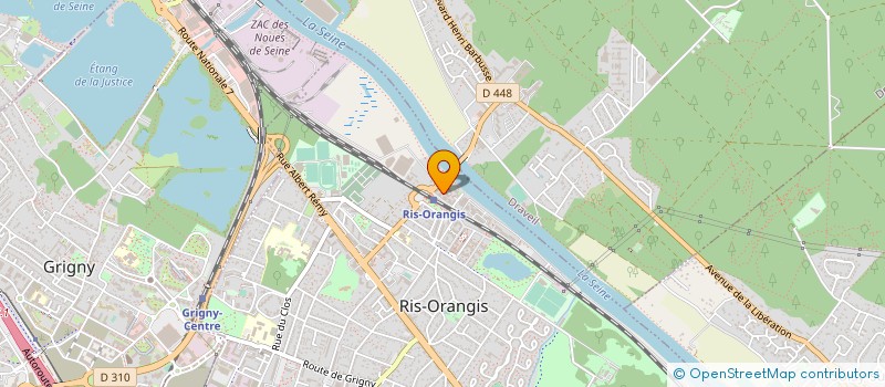 localisation de l'entreprise MONSIEUR GILDAS BIOSSI à RIS-ORANGIS