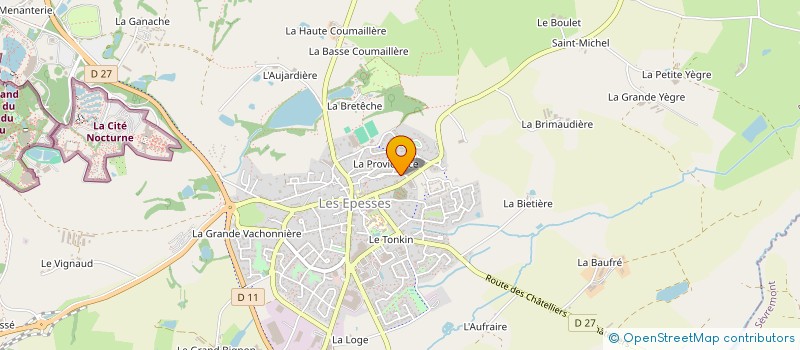 localisation de l'entreprise MONSIEUR GILDAS BOISROBERT à LES EPESSES