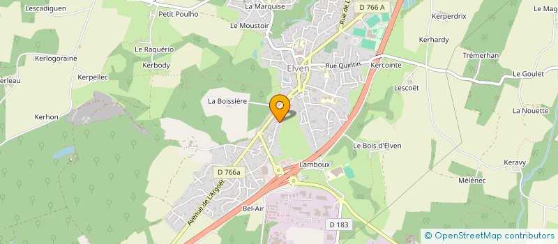 localisation de l'entreprise MONSIEUR GILDAS BOULVAIS à ELVEN